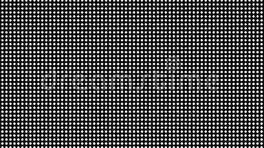 无缝半色调<strong>白点</strong>在黑色背景下出现并消失在运动中。
